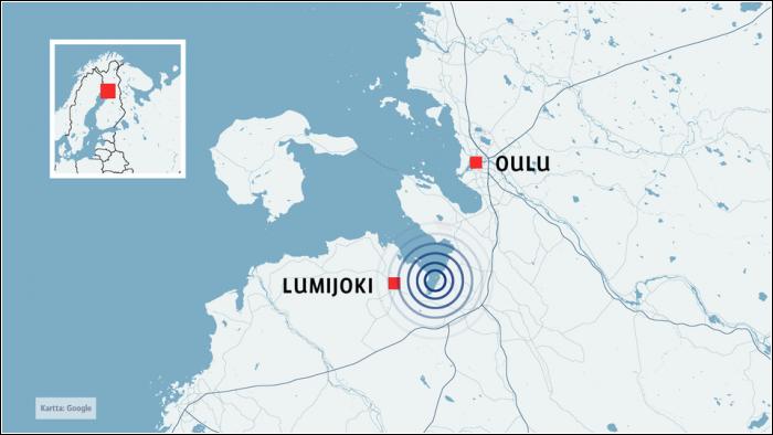 В Финляндии произошло землетрясение