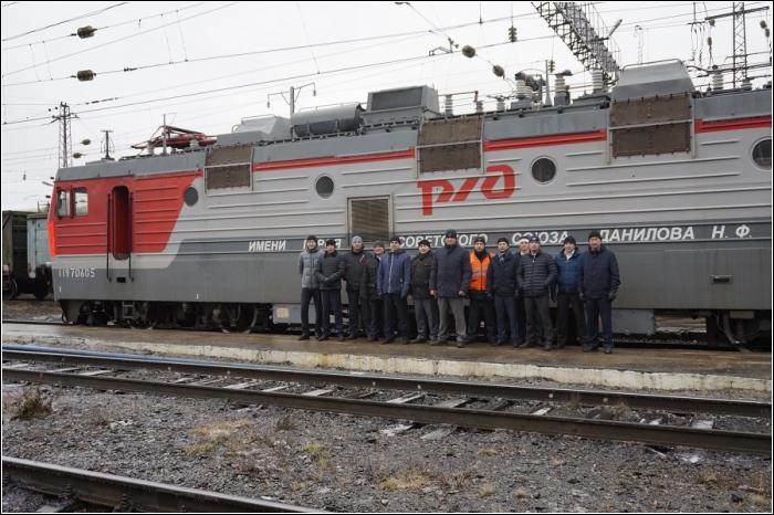 Электровоз имени Николая Федорова провел первый поезд